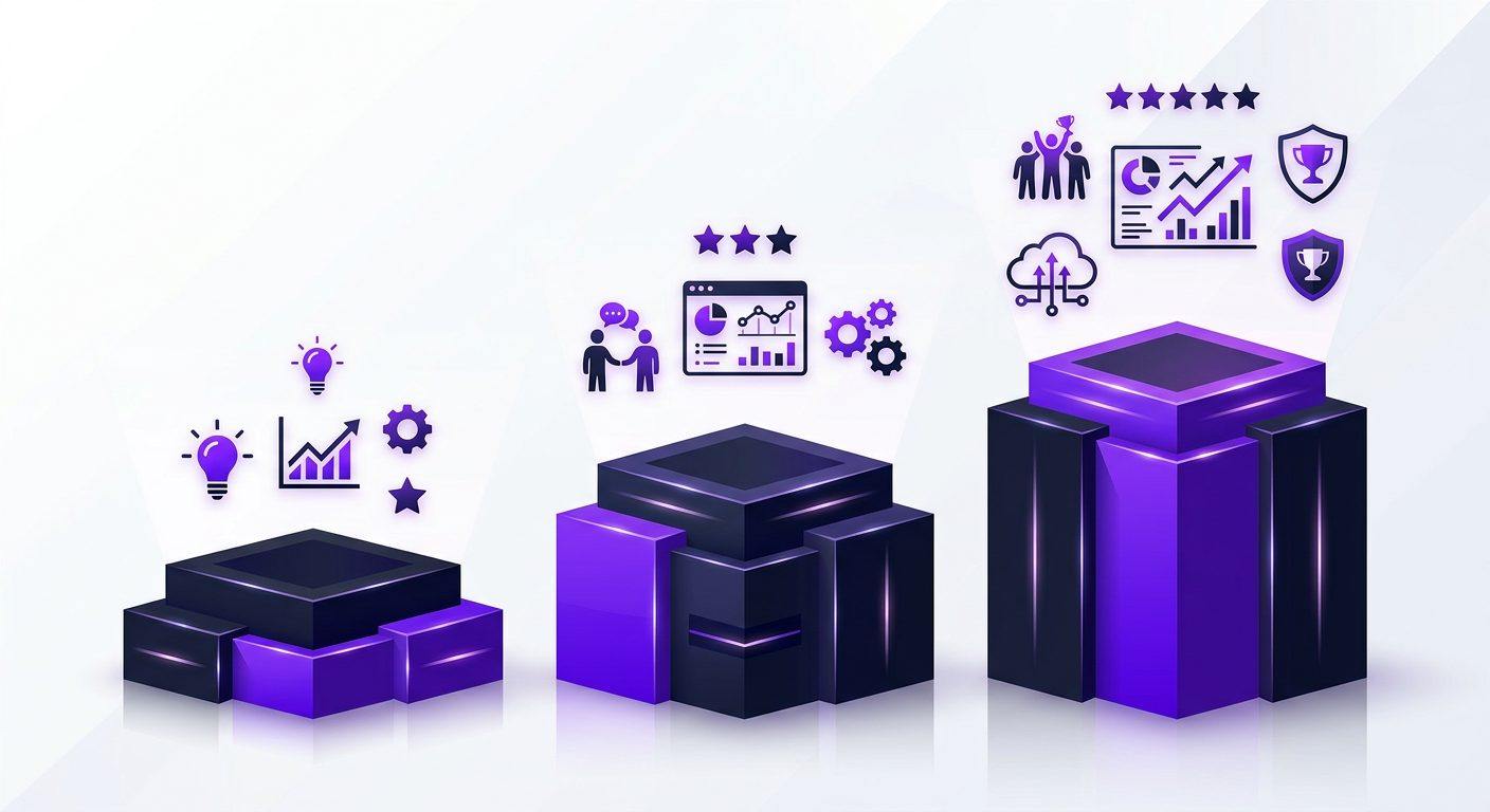 Video Editing Packages: How to Choose the Right Plan for Your Needs 1 Visual comparison of different video editing package tiers from basic to enterprise