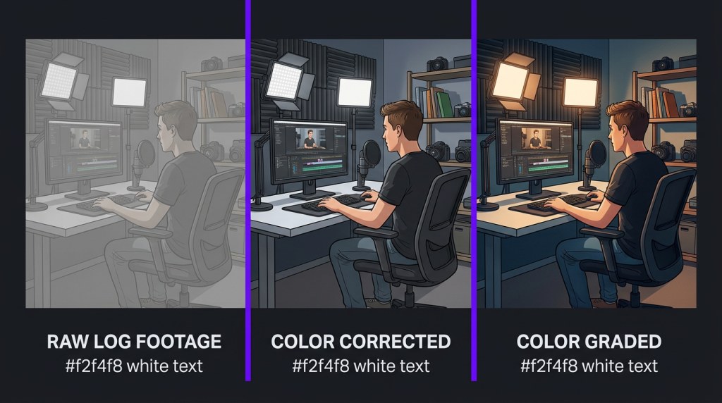 color grading service for youtube why it matters color stages comparison