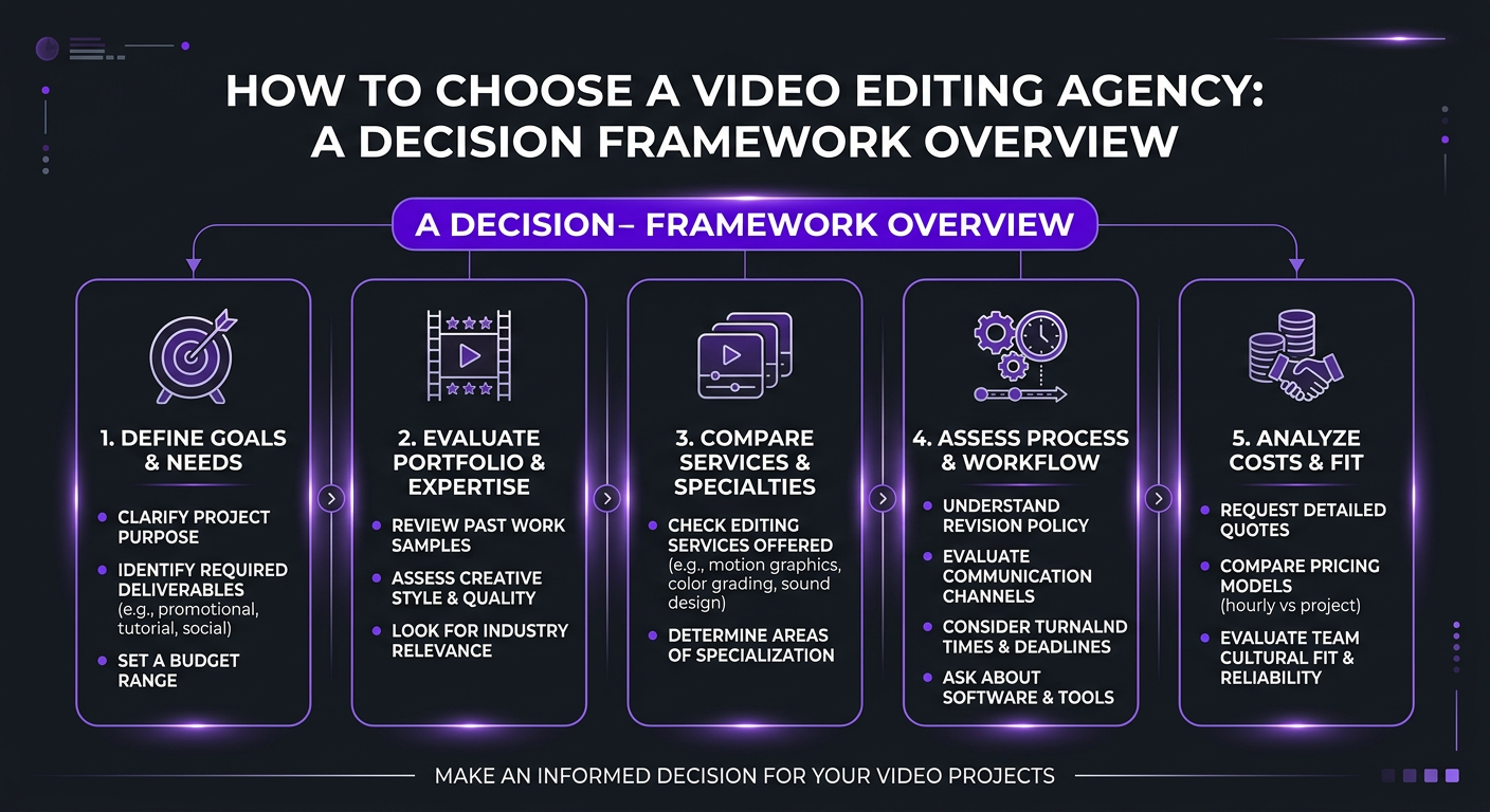 How to Choose a Video Editing Agency: A Decision Framework overview