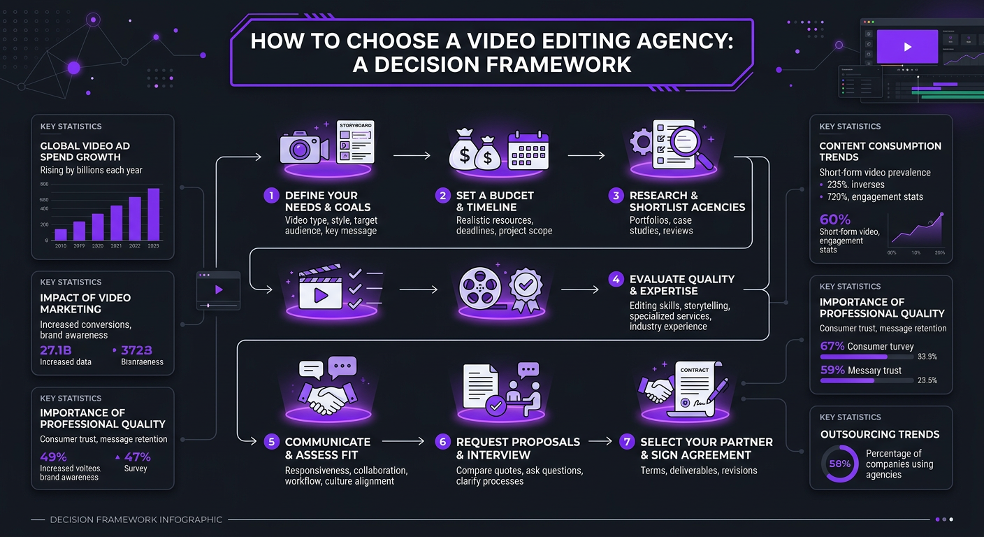 How to Choose a Video Editing Agency: A Decision Framework statistics