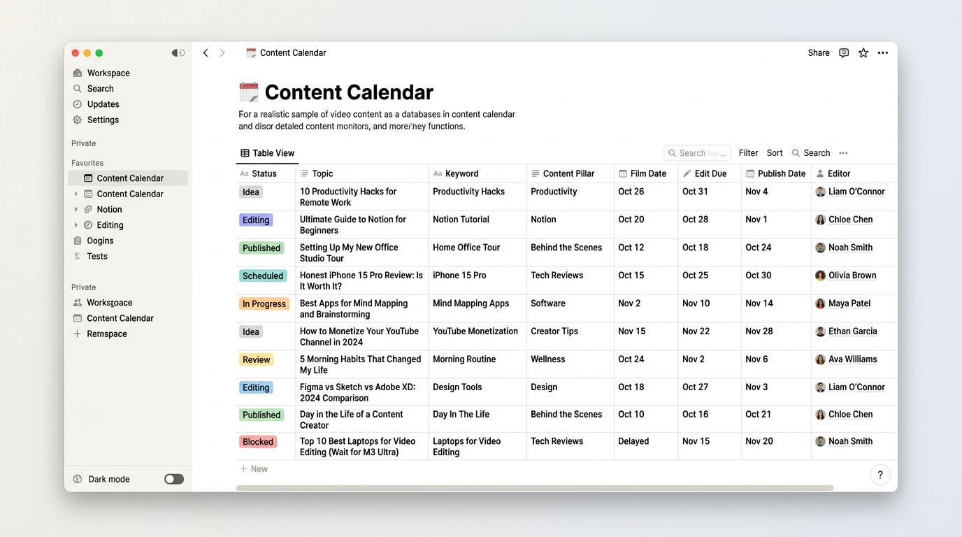 notion calendar mockup