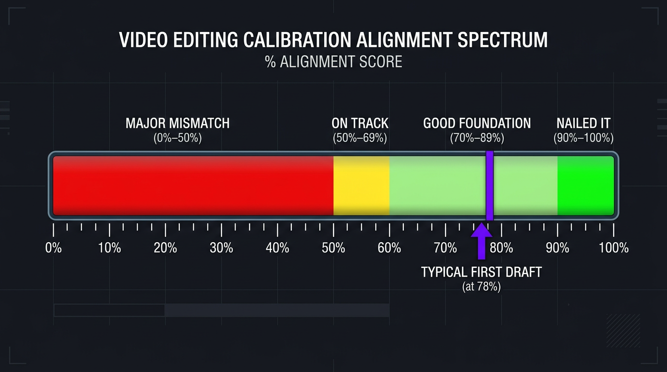 Calibration edit alignment spectrum