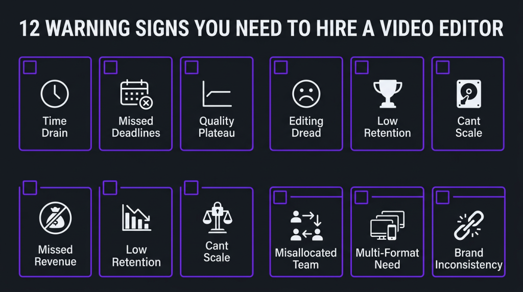 signs you need to hire a video editor 2026 guide 12 signs checklist