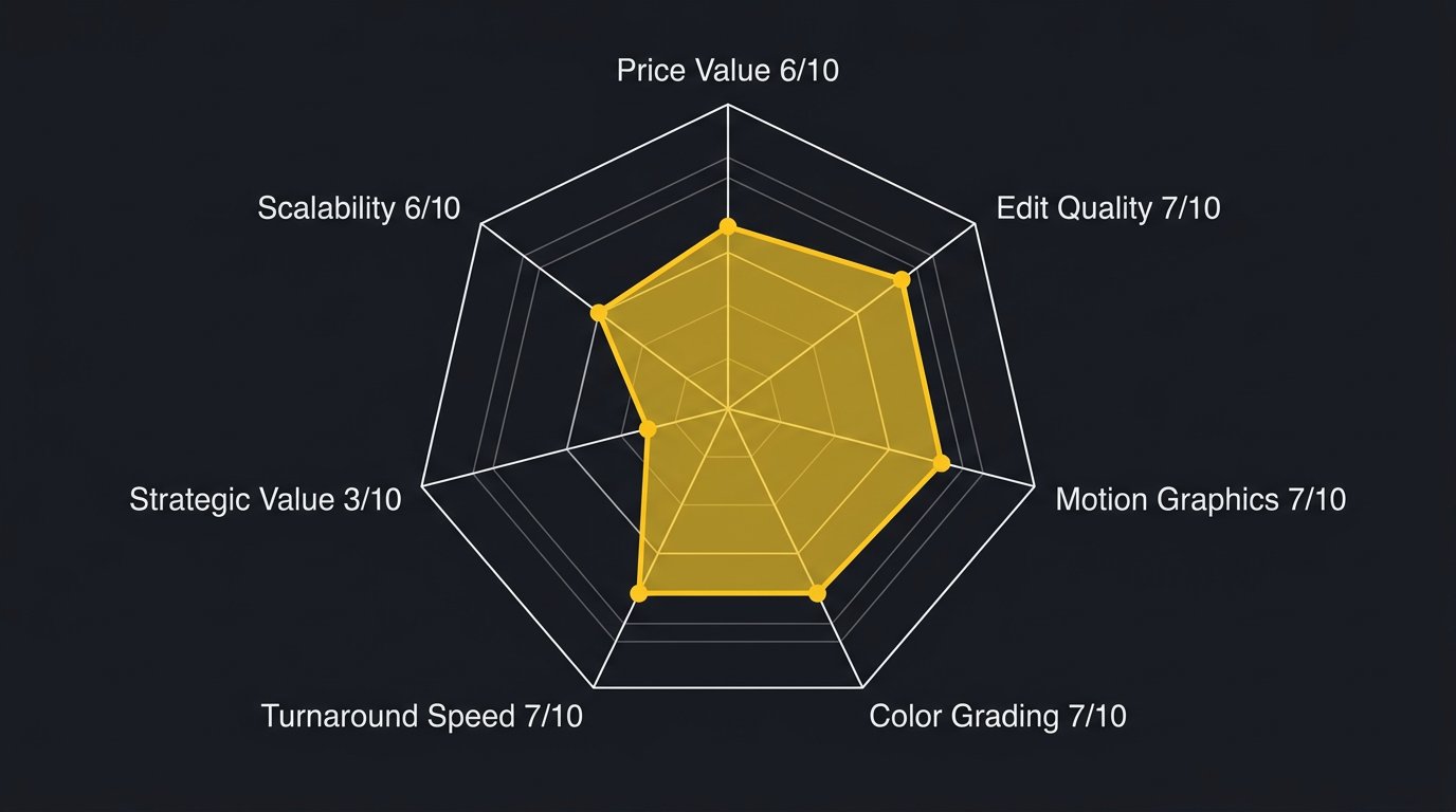 VeedYou rating radar chart