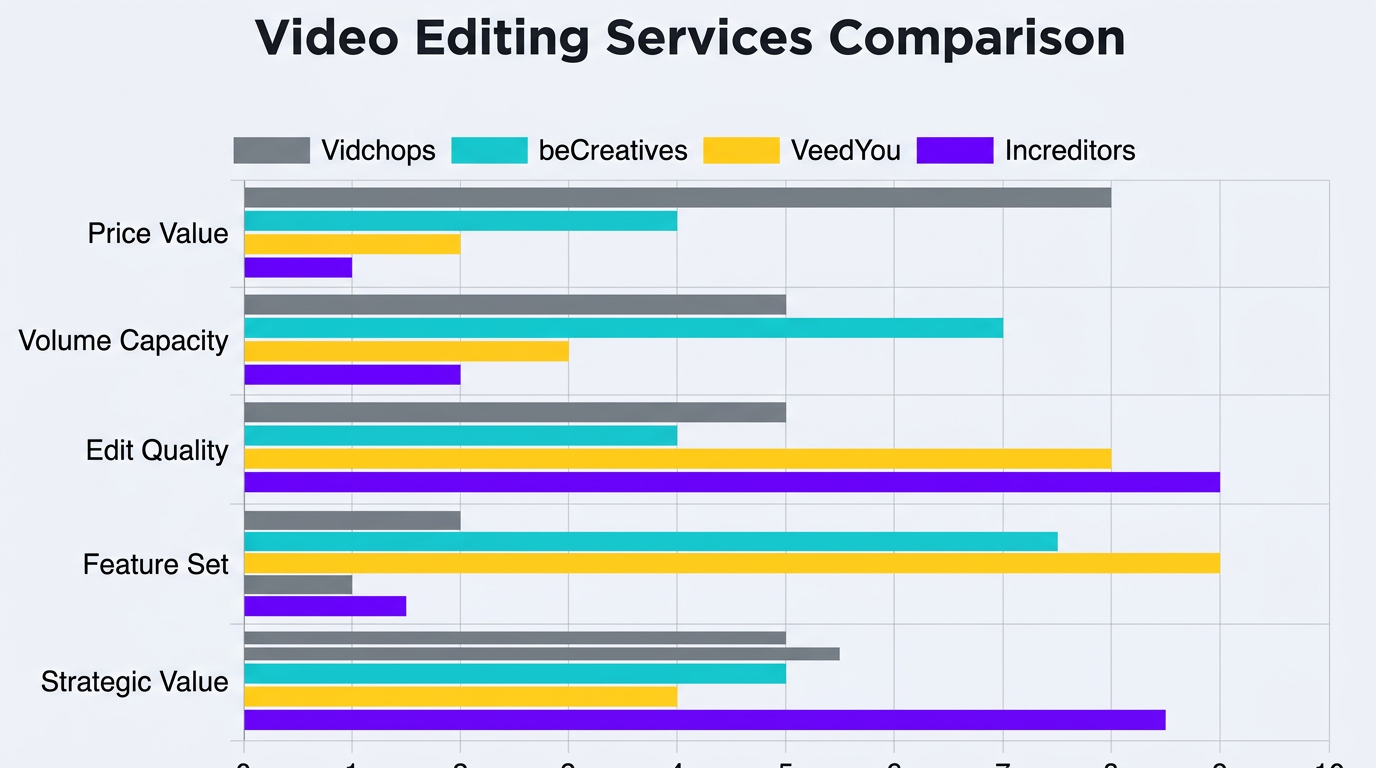 Competitor comparison bar chart