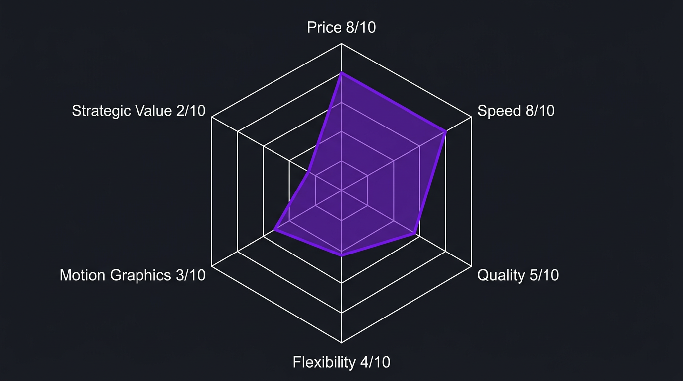 Vidchops scorecard radar chart
