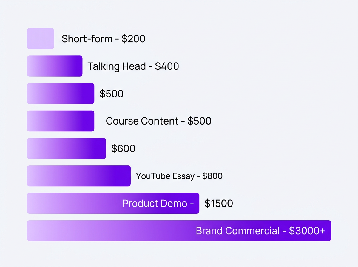How Much Does Professional Video Editing Cost in 2026? 3 Video editing cost by type