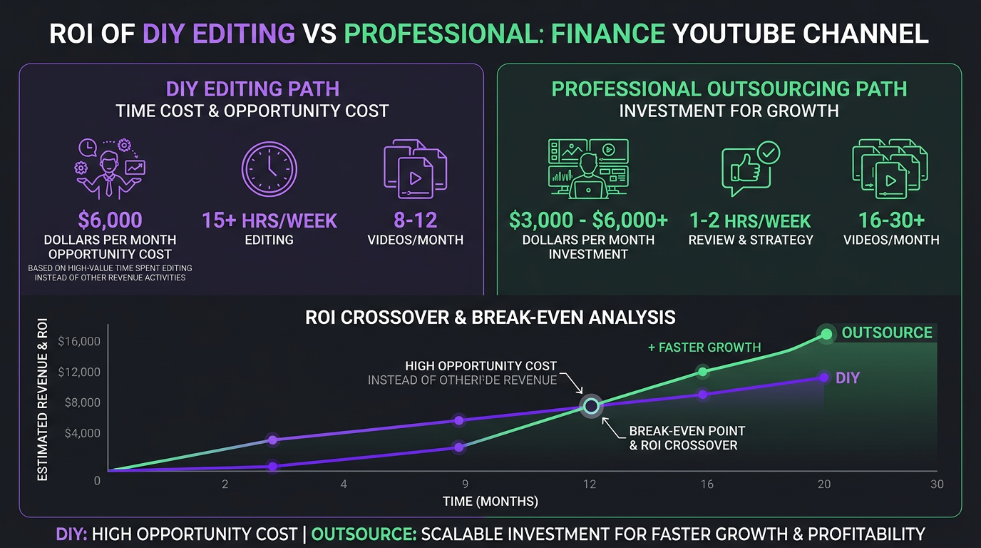 ROI comparison of DIY vs professional outsourcing