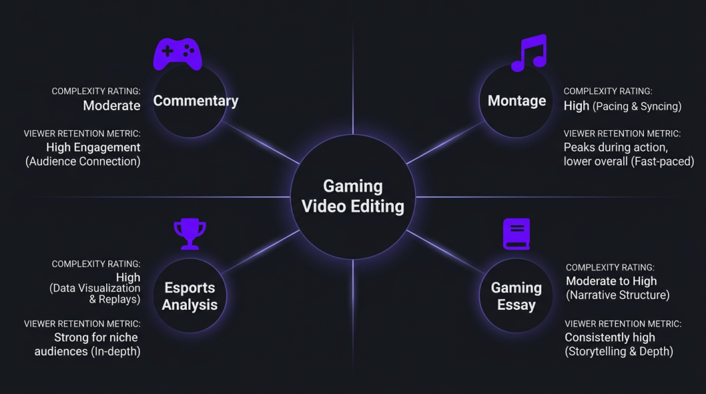 video editing for gaming youtubers highlights montages more gaming editing overview
