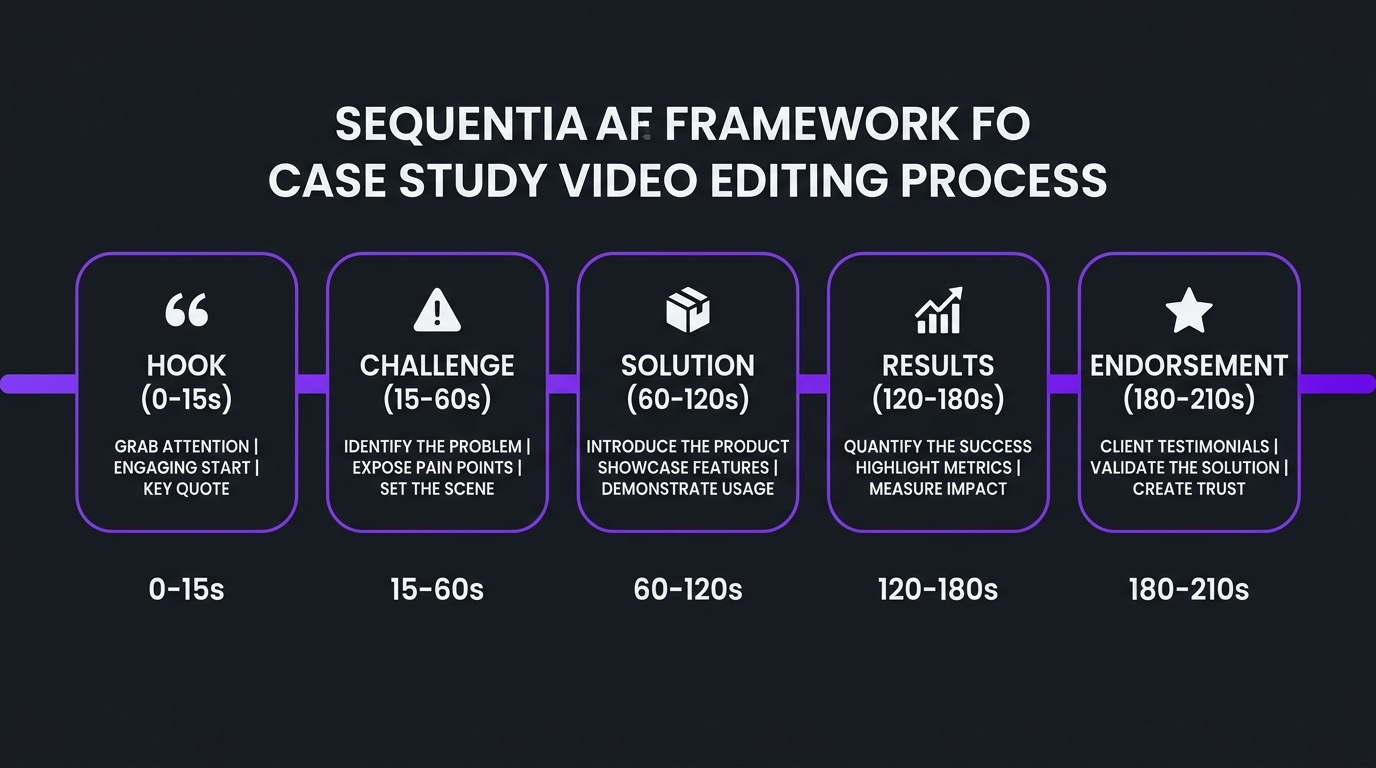 Video Editing for SaaS Companies: The Complete Guide 3 Case study video editing framework timeline