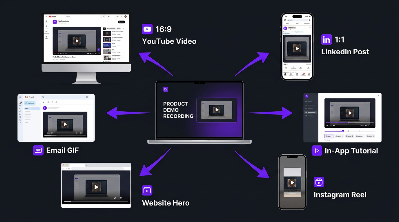 Video Editing for SaaS Companies: The Complete Guide 4 Multi-format video output from single recording