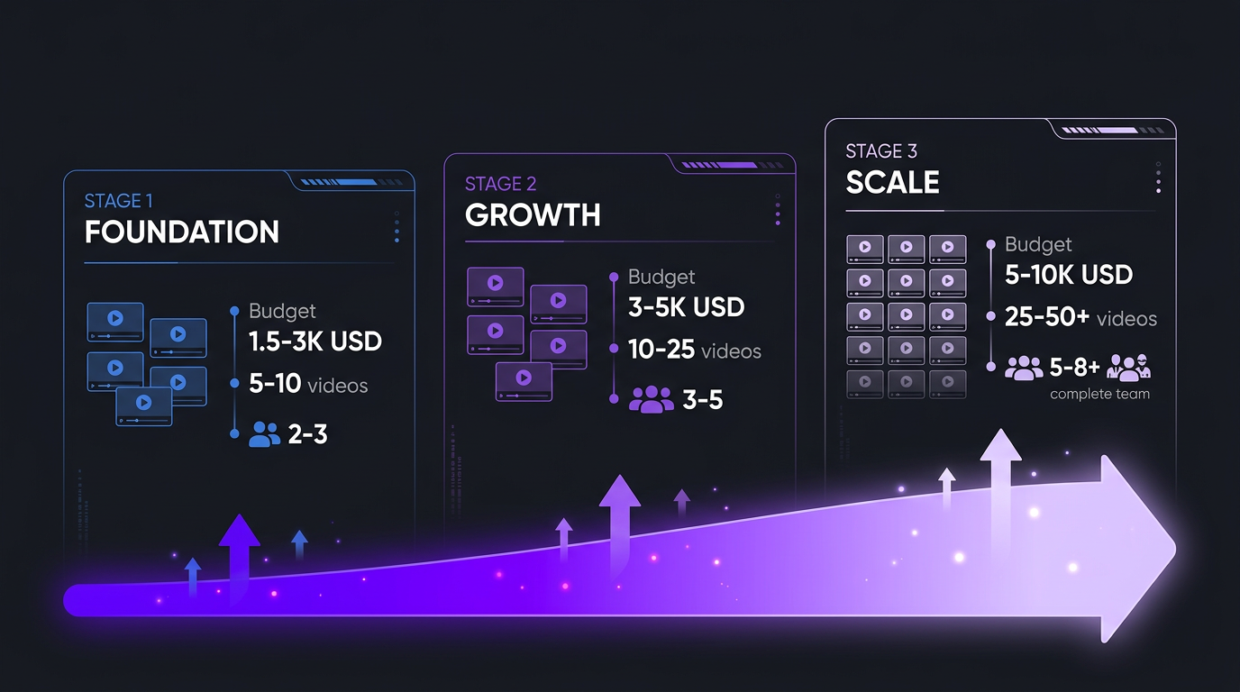 DTC video content scaling roadmap