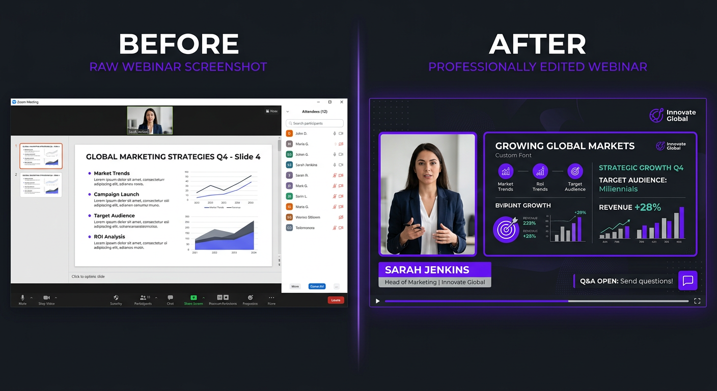 before after webinar