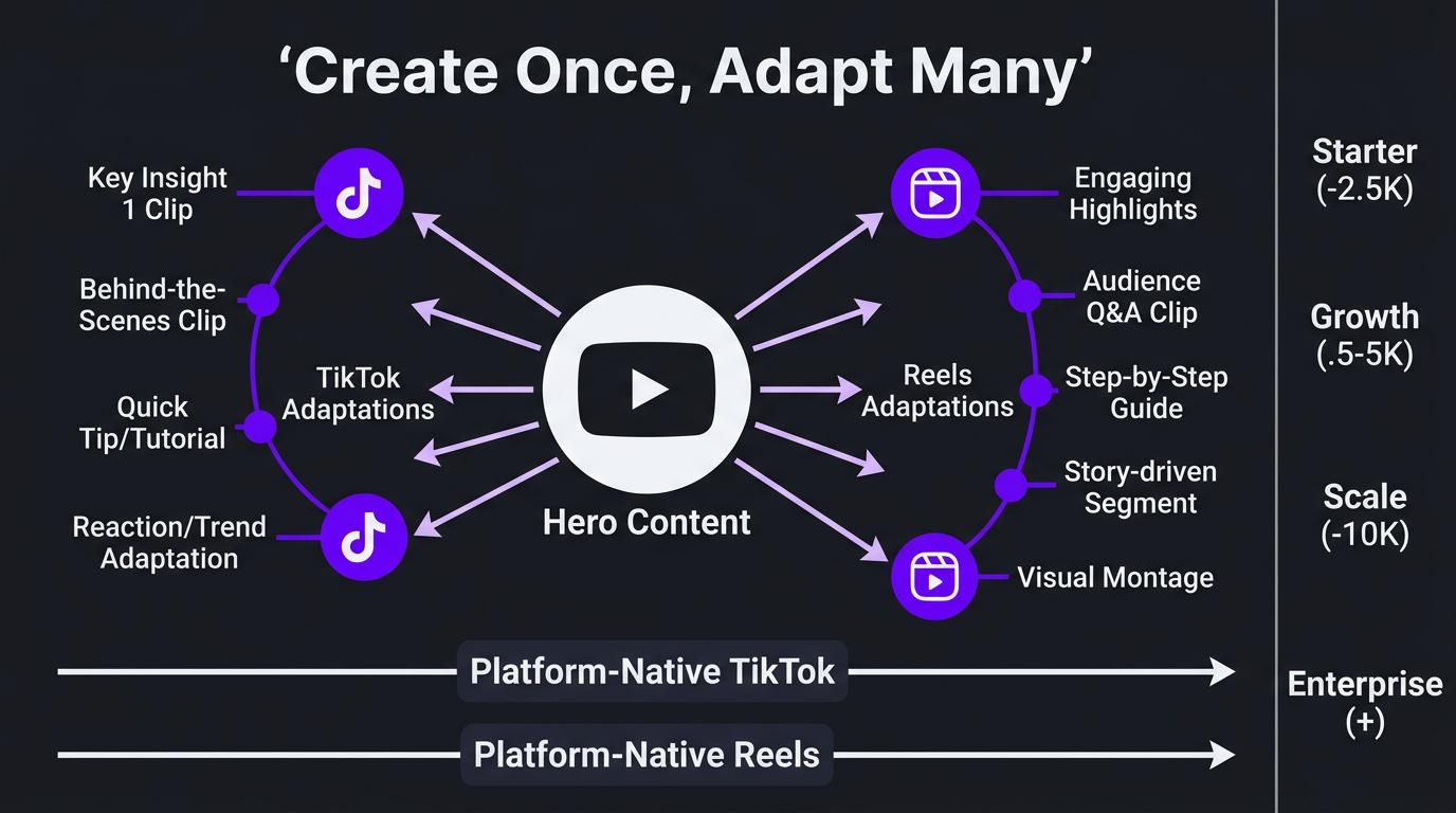 Multi-platform content strategy framework: create once, adapt many