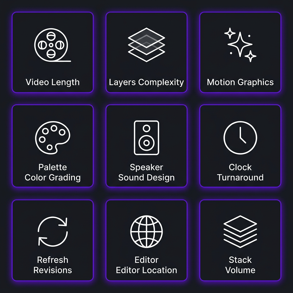 How Much Does Professional Video Editing Cost in 2026? 4 9 pricing factors