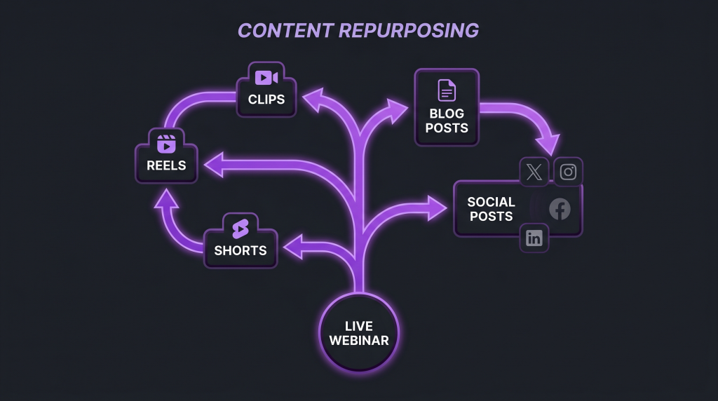 webinar repurposing content strategy featured