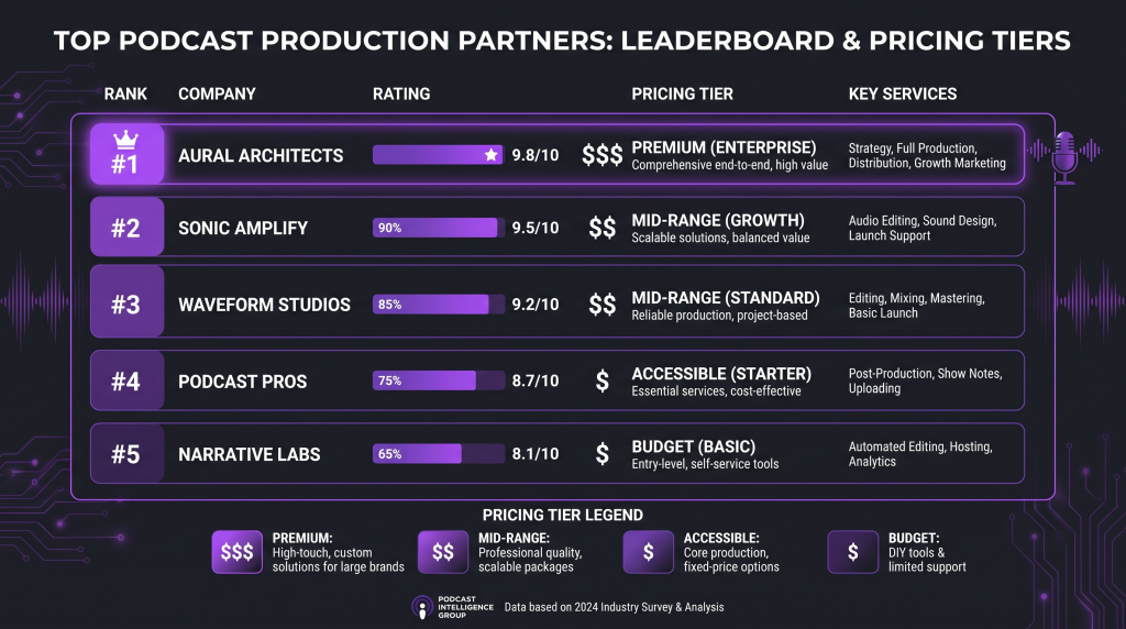 top podcast production companies featured