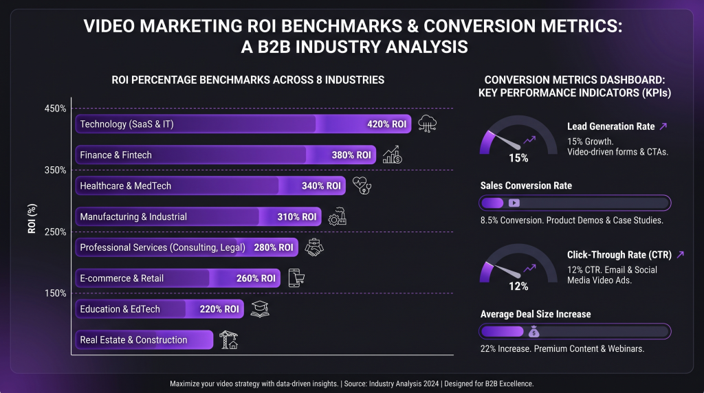 video marketing roi benchmarks featured