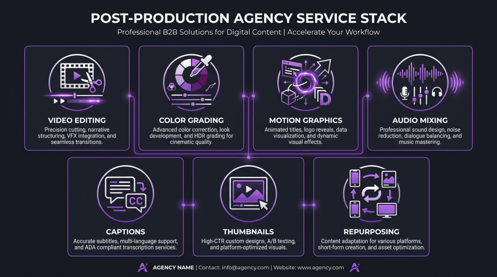 what does post production agency do featured