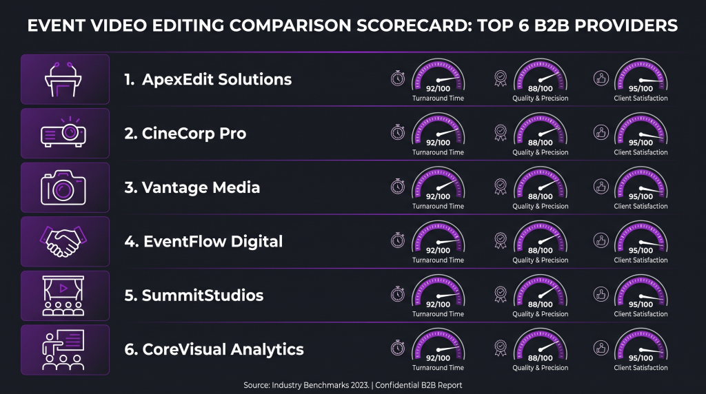 best event video editing companies featured