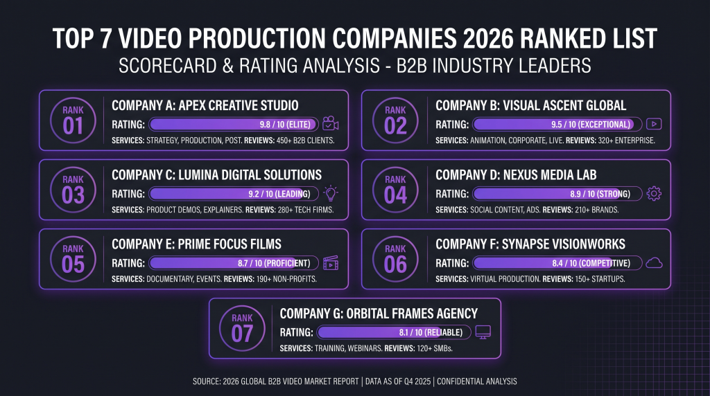 best video production companies featured