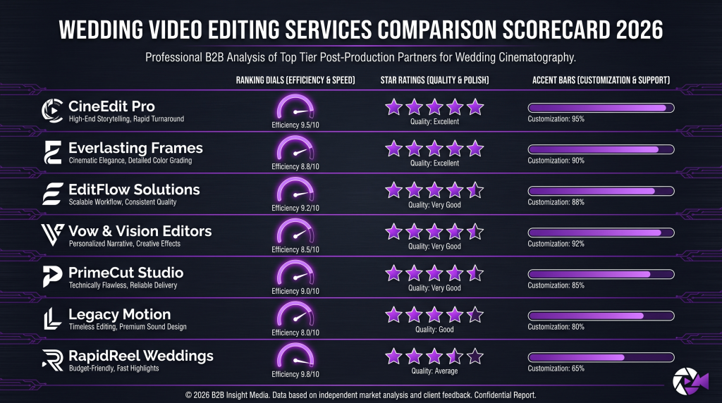 best wedding video editing services featured