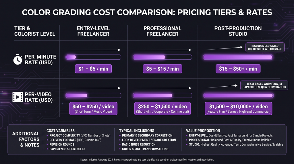 color grading cost featured
