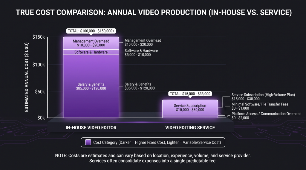 in house editor vs video editing service featured