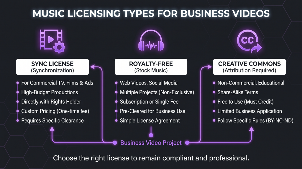 music licensing business videos featured