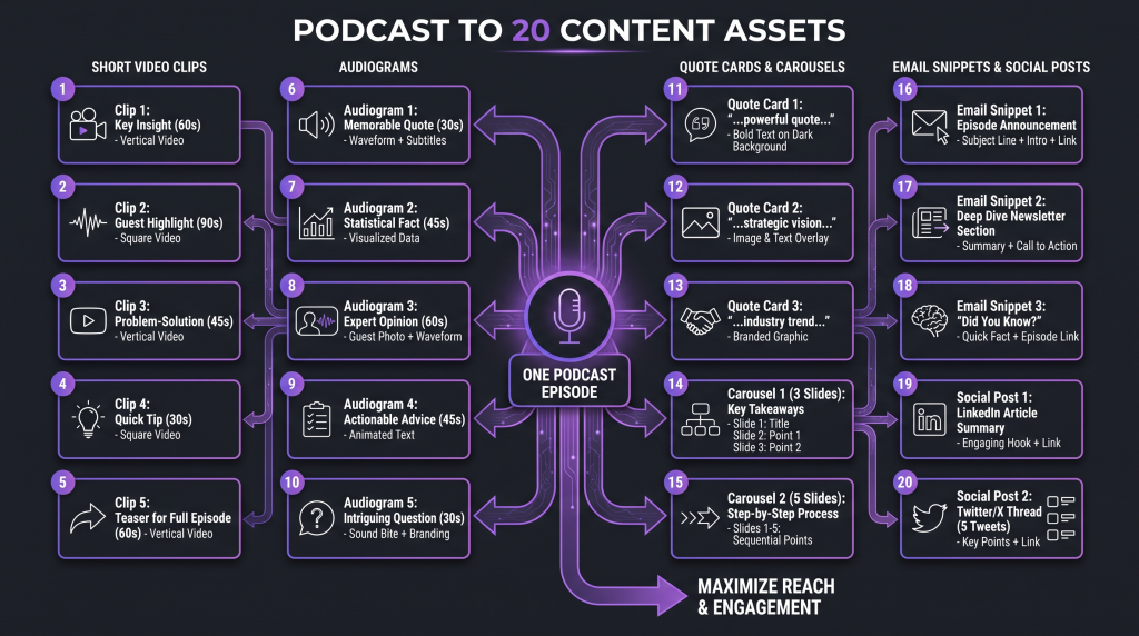 podcast clip strategy featured