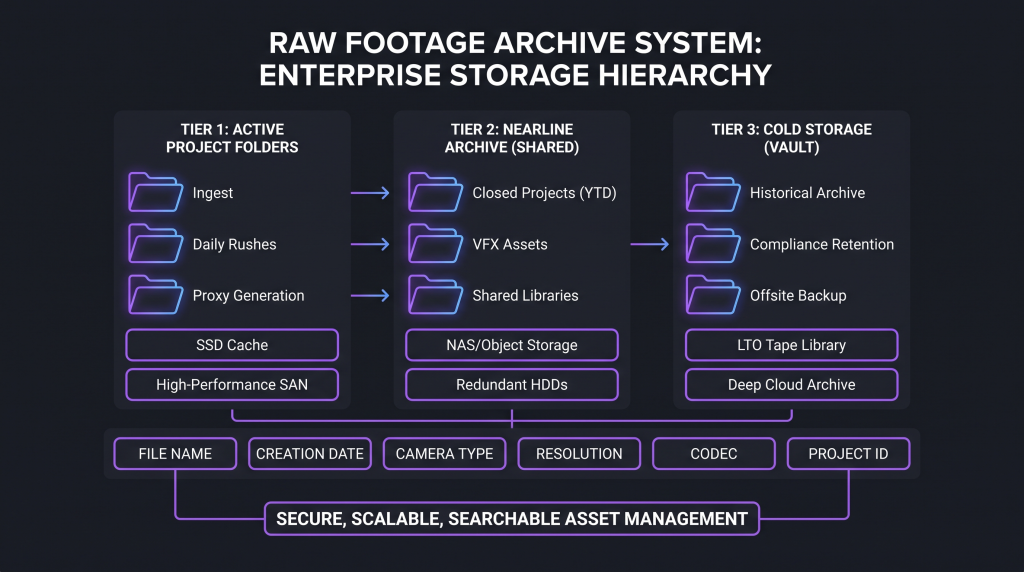 raw footage management featured