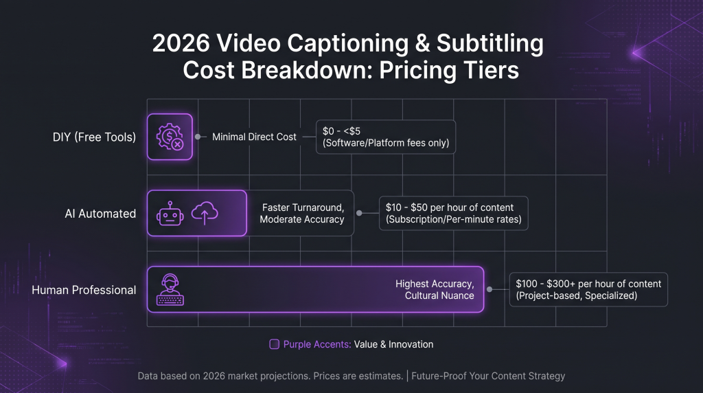 video captioning subtitling cost featured