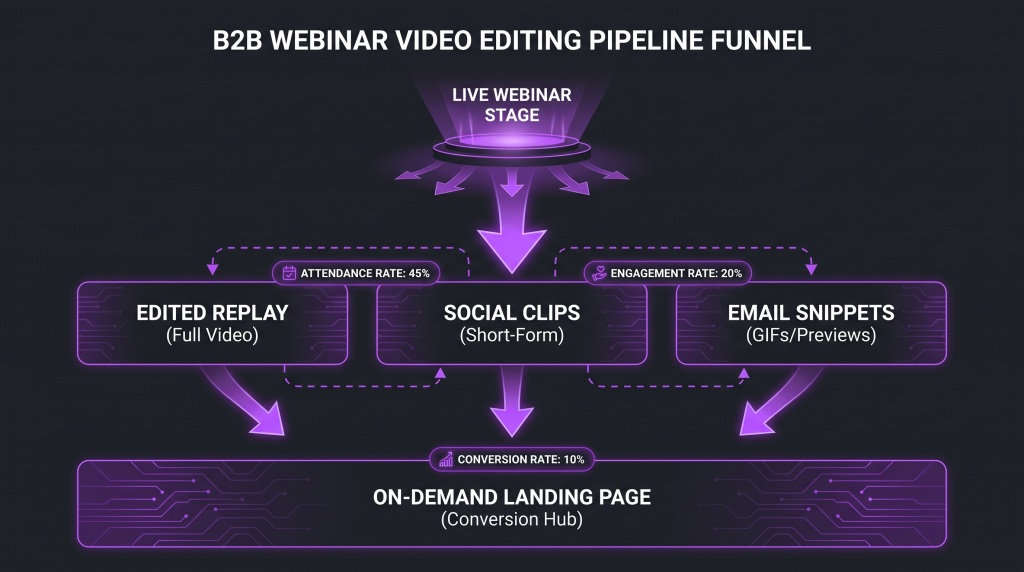 video editing webinar funnels featured