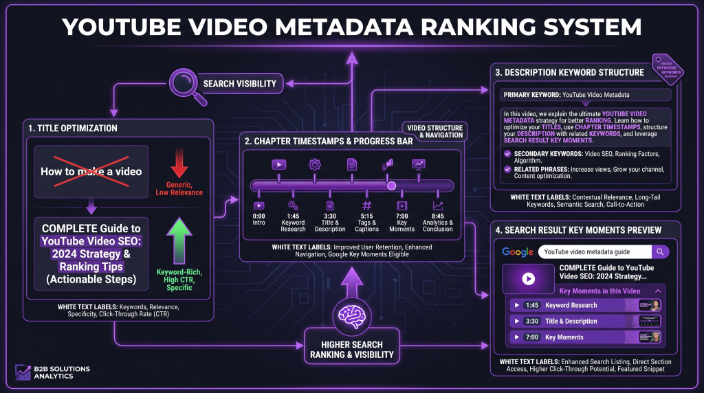 youtube chapters metadata featured