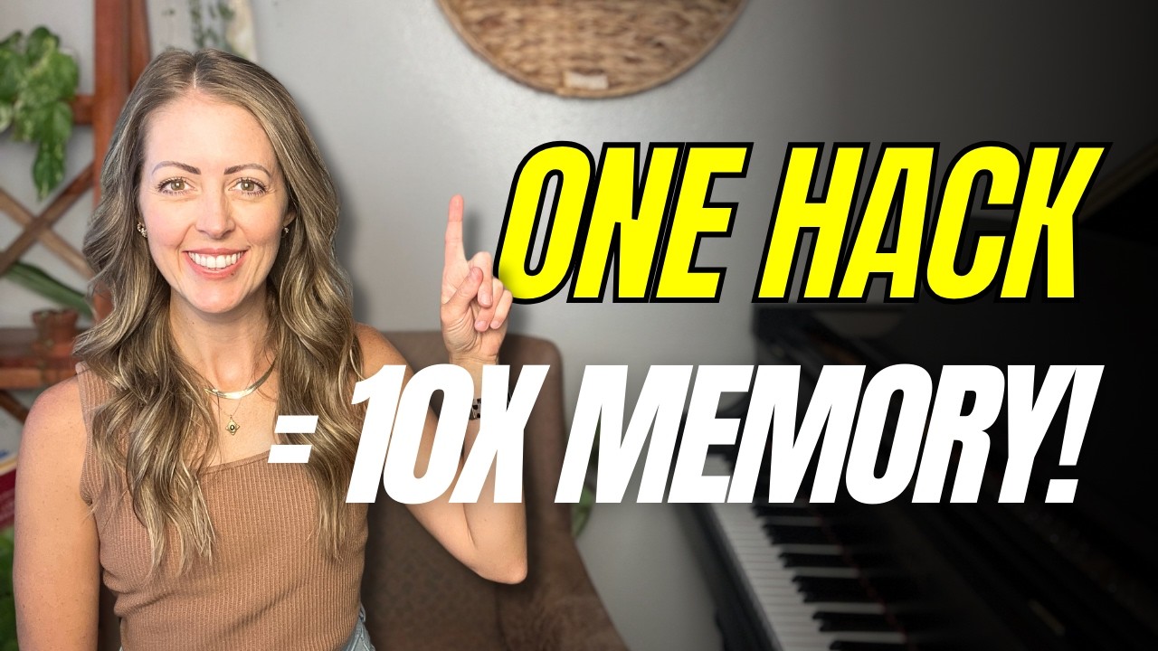 10x your memory with ONE genius practice method, YouTube video edited by Increditors for Ashlee Young Piano Studio