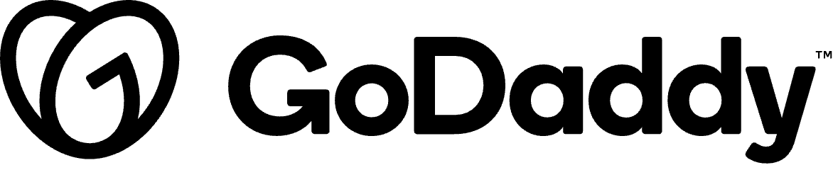 godaddy cs logo black
