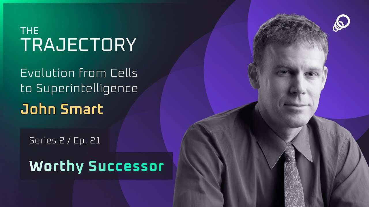 John Smart - Evolution from Cells to Super-intelligence (Worthy Successor, Episode 21), YouTube video edited by Increditors for The Trajectory (Emerj)