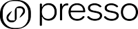 presso logo black