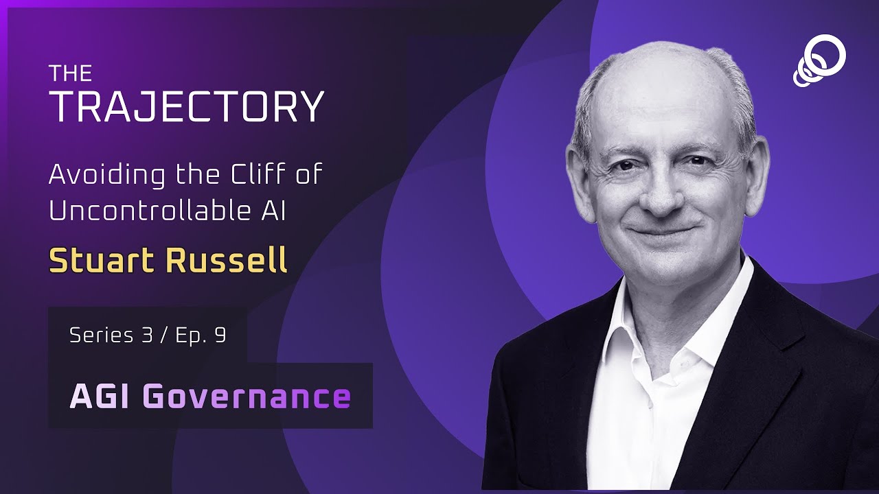 Stuart Russell - Avoiding the Cliff of Uncontrollable AI (AGI Governance, Episode 9), YouTube video edited by Increditors for The Trajectory (Emerj)