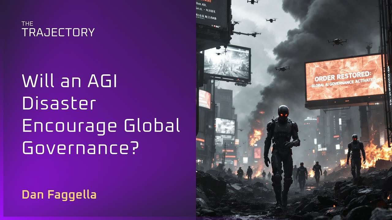Will an AGI Disaster Encourage Global Governance?, YouTube video edited by Increditors for The Trajectory (Emerj)